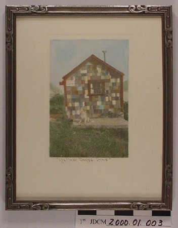 Hand Tinted Framed Photograph