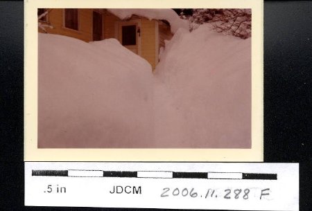 Deep snow winter 1972