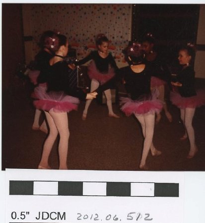 Children dancing ballet