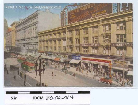 Colored Postcard of Market St.