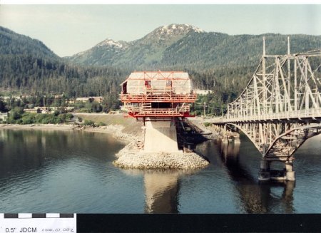 1981 Juneau-Douglas Bridge Construction