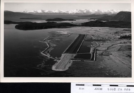Junear Airport runway ~1960