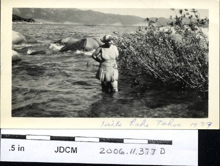 Mother Hoff at Hills Place Lake Tahoe, Calif. 1939
