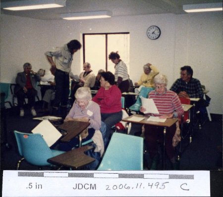 May 12-16, 1986 Univ. of Alaska Elderhostel Program classroom