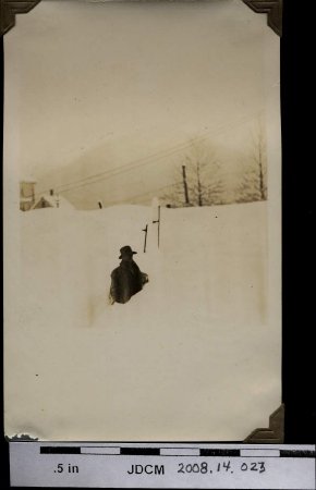 Deep snow winter 1930