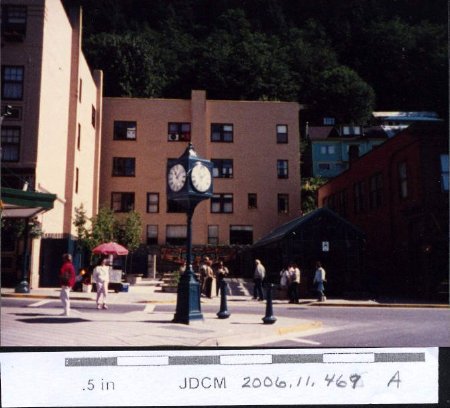 1987 Juneau So Franklin Street after renovation Clock