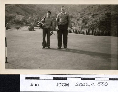 Carl Jensen 1937 golfing