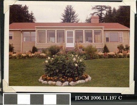 Front of Jensen house in late '60's