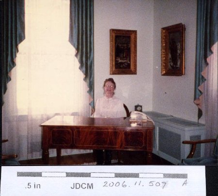Caroline Jensen at Governor's Mansion 1986