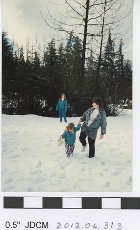 Zach Gordon photo of people walking in snow