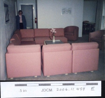 Univ. of Alaska Student Housing  May 1986 apt sitting area