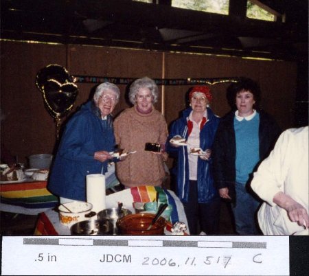 Hannah Daniels birthday party at Sandy Beach Douglas.  80 yrs. old 1987