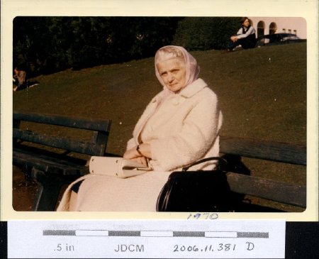 Mother Hoff in San Francisco 1970.