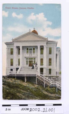Colored Postcard Of Court Hous