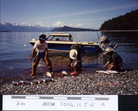 Fishing trip with Akiyama's 1987
