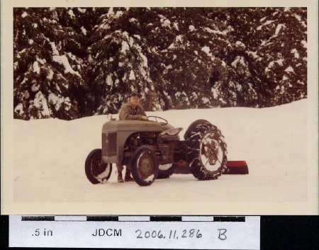 Carl Jensen's tractor 1972