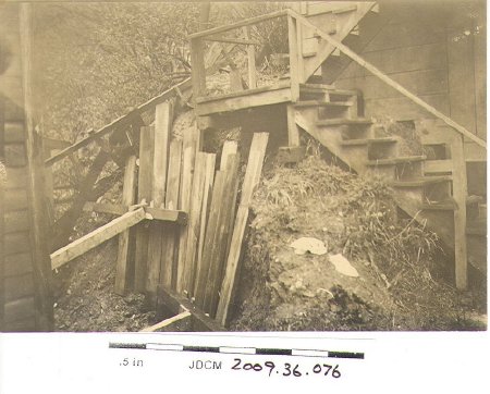 Slide damage to staircase Plffs' Exhibit No. C