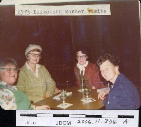 Elizabeth Mosher visit 1975