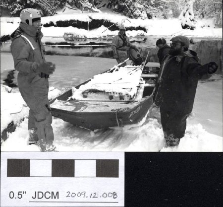 Montana Creek Fish Trap excavation removal from site 1991