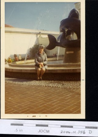 Caroline Jensen at Golden Gate Park., S. F. 1970.