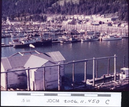 1948 Juneau - Small boat harbor from the Juneau-Douglas Bridge