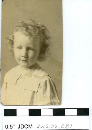 Zach Gordon photo as a child ~1905