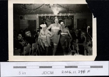 Slapstick dance entertainment Xmas ~1950