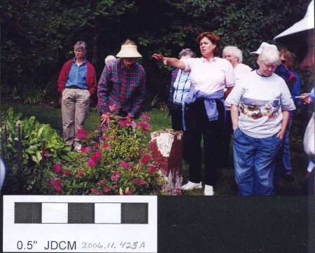 Garden Club tour of Jensen garden 1998
