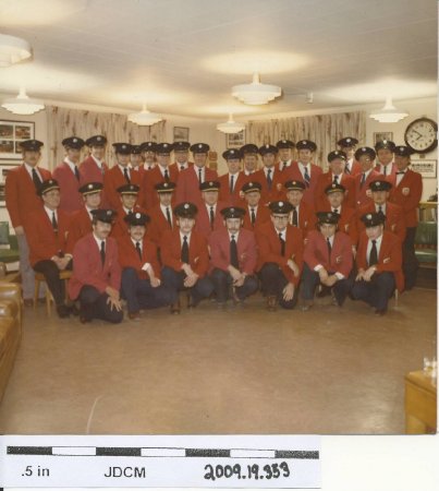 color photo, group picture of the JVFD