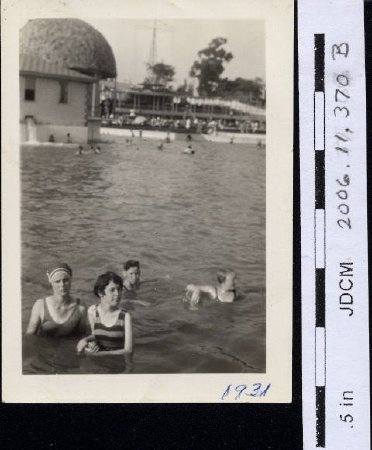 Caroline & Bertha Hoff swimming San Francisco 1931