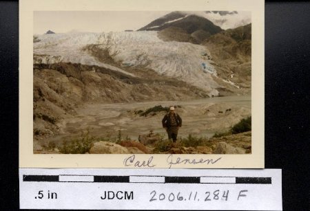 Carl Jensen at Herbert Glacier