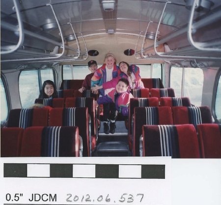 Children in a bus