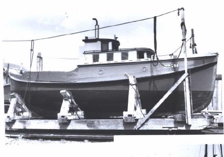 drydocked boat
