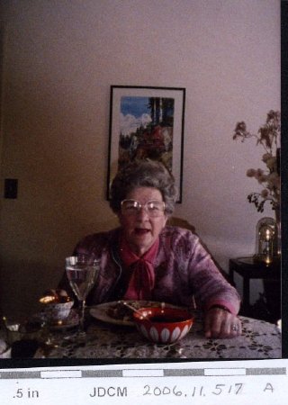 Natalie Hewlett - lunch at Jensen's 1987