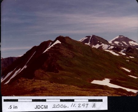 Juneau alpine ridge view 1974