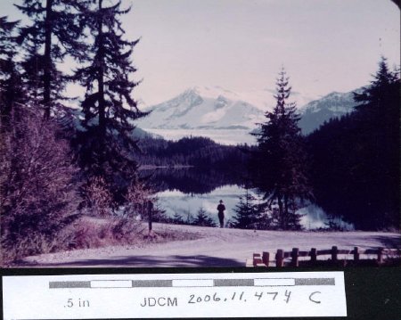 1948-49 Auke Lake view before the new road was built