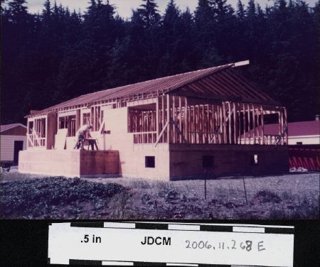 Carl Jensen building house 66