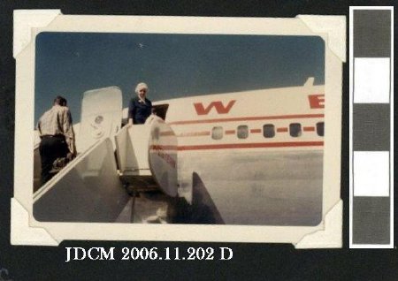 Caroline's mother arriving in JUN, Western Airlines