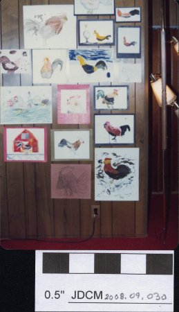 Ralph the Rooster - Capital School Art class Jan 1977