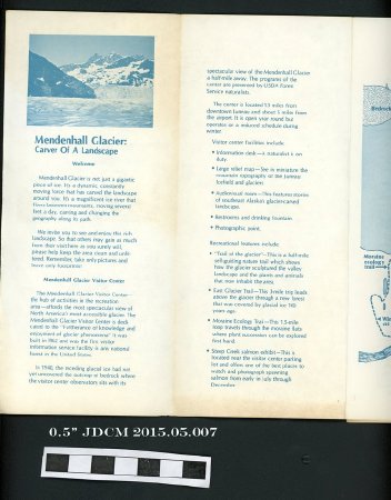 Mendenhall Glacier Brochure