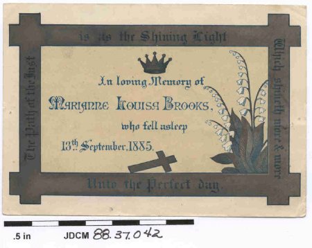 Card, Mourning                          
