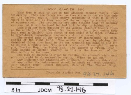 Lucky Glacier Bug Envelope