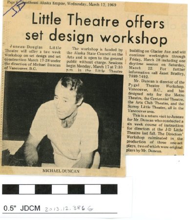 Juneau-Douglas Little Theatre Miscellaneous News and Clips