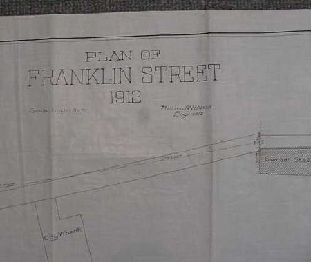 1912 Plat Map of Franklin Stre