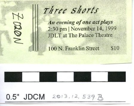 Juneau-Douglas Little Theatre program for  