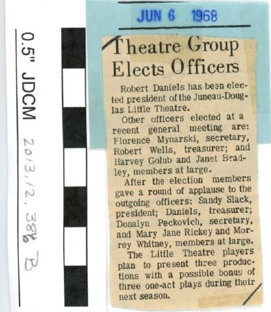 Juneau-Douglas Little Theatre Miscellaneous News and Clips