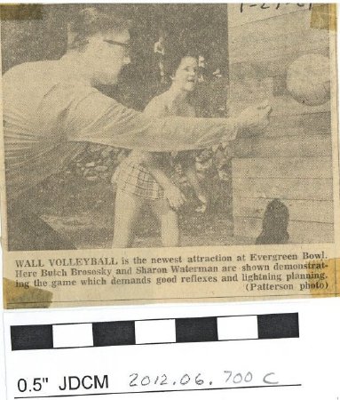 Wall Volleyball 1961