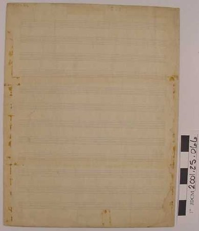 Original Handwritten Sheet Mus