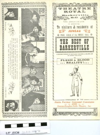 Best of Barkersville - British Columbia vaudeville program