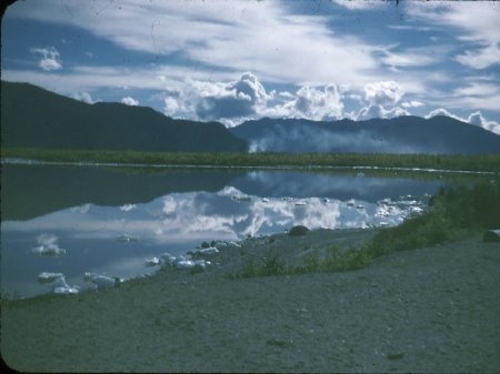 Mendenhall Lake reflection